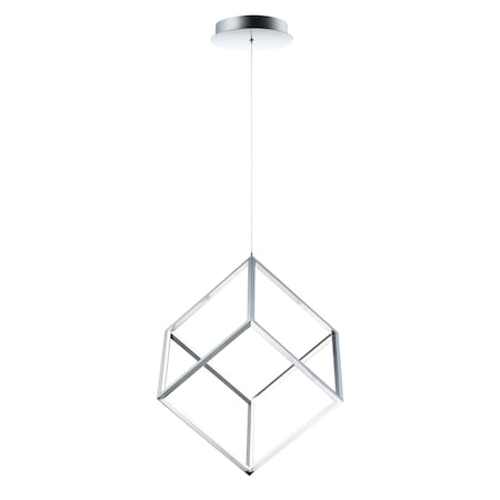 Et2 4 Square 1-Light 20.5" Wide Polished Chrome Pendant Light E30582-PC